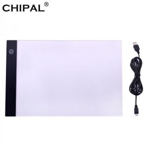HI!ComeBack ALL IN ONE CHIPAL A4 LED Drawing Tablet Digital Graphics