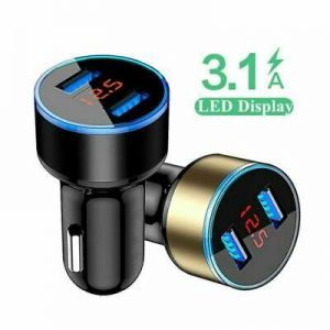 Caricatore da auto accendisigari doppio 2 usb 3.1A