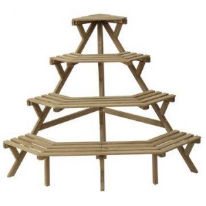 HI!ComeBack ALL IN ONE Tiers Wood Corner Flower