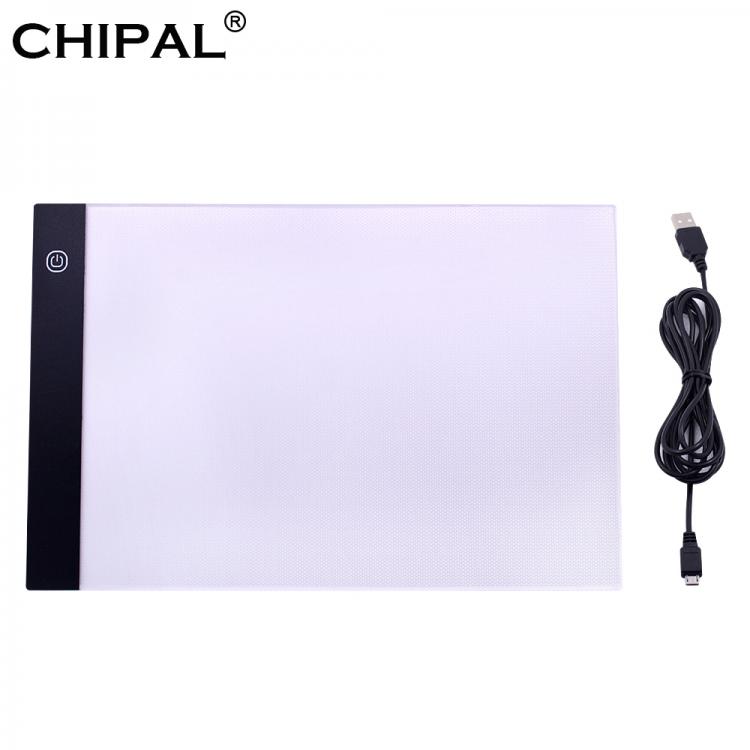 HI!ComeBack ALL IN ONE CHIPAL A4 LED Drawing Tablet Digital Graphics